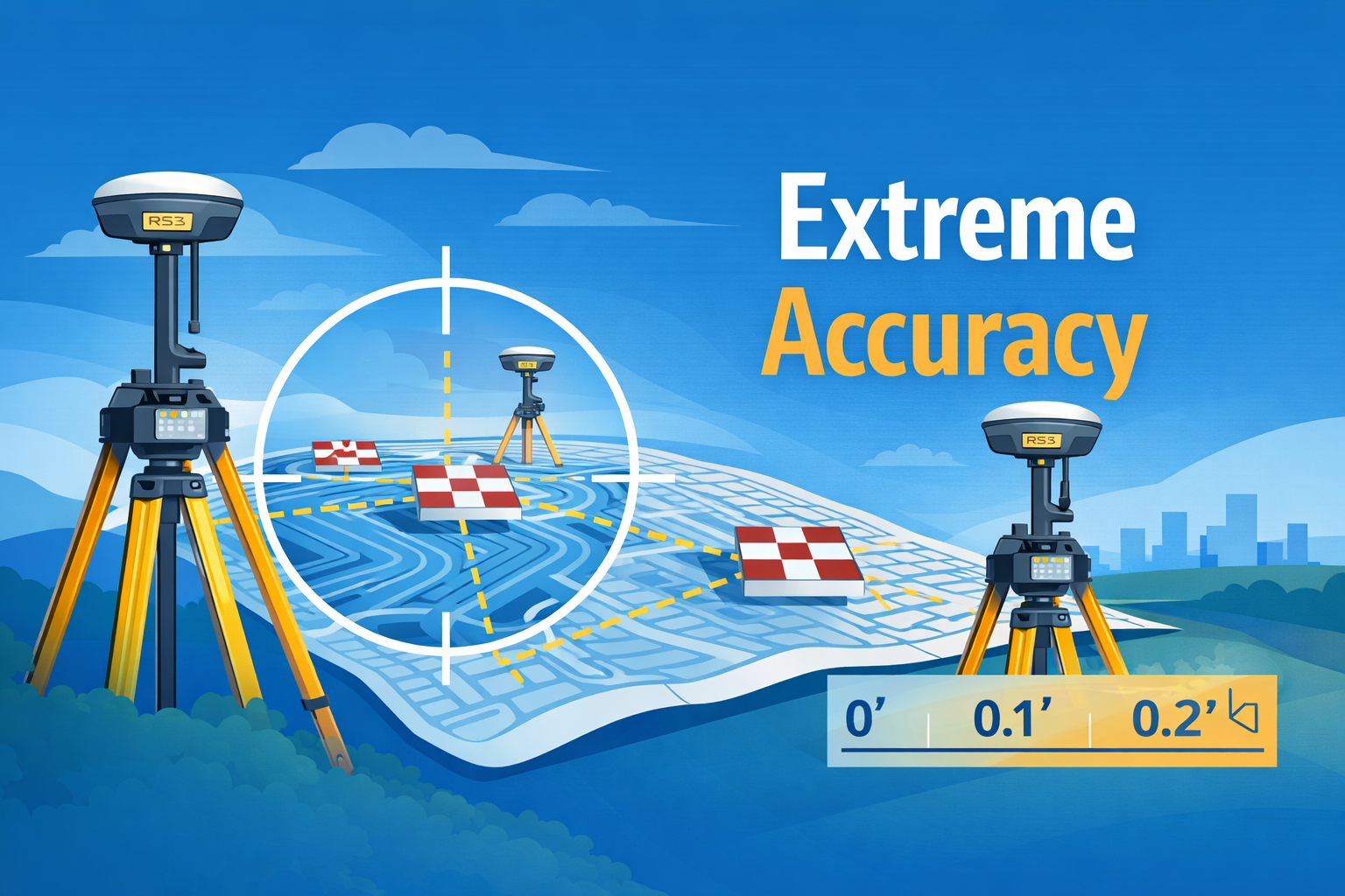 Aerotas deliverable visualization combining imagery, drafting, and topographic outputs.