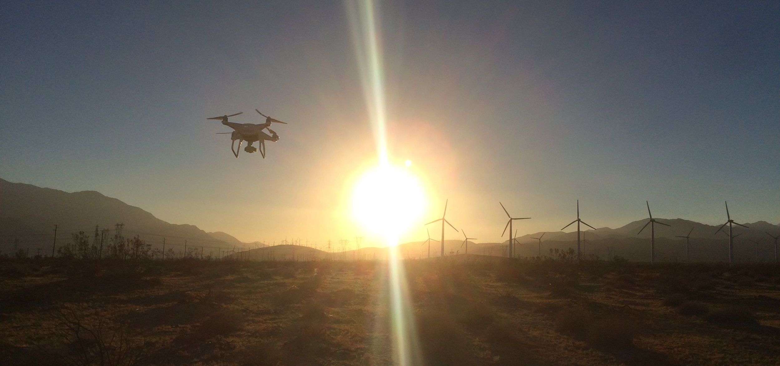 Surveying by Drone from a Moving Vehicle