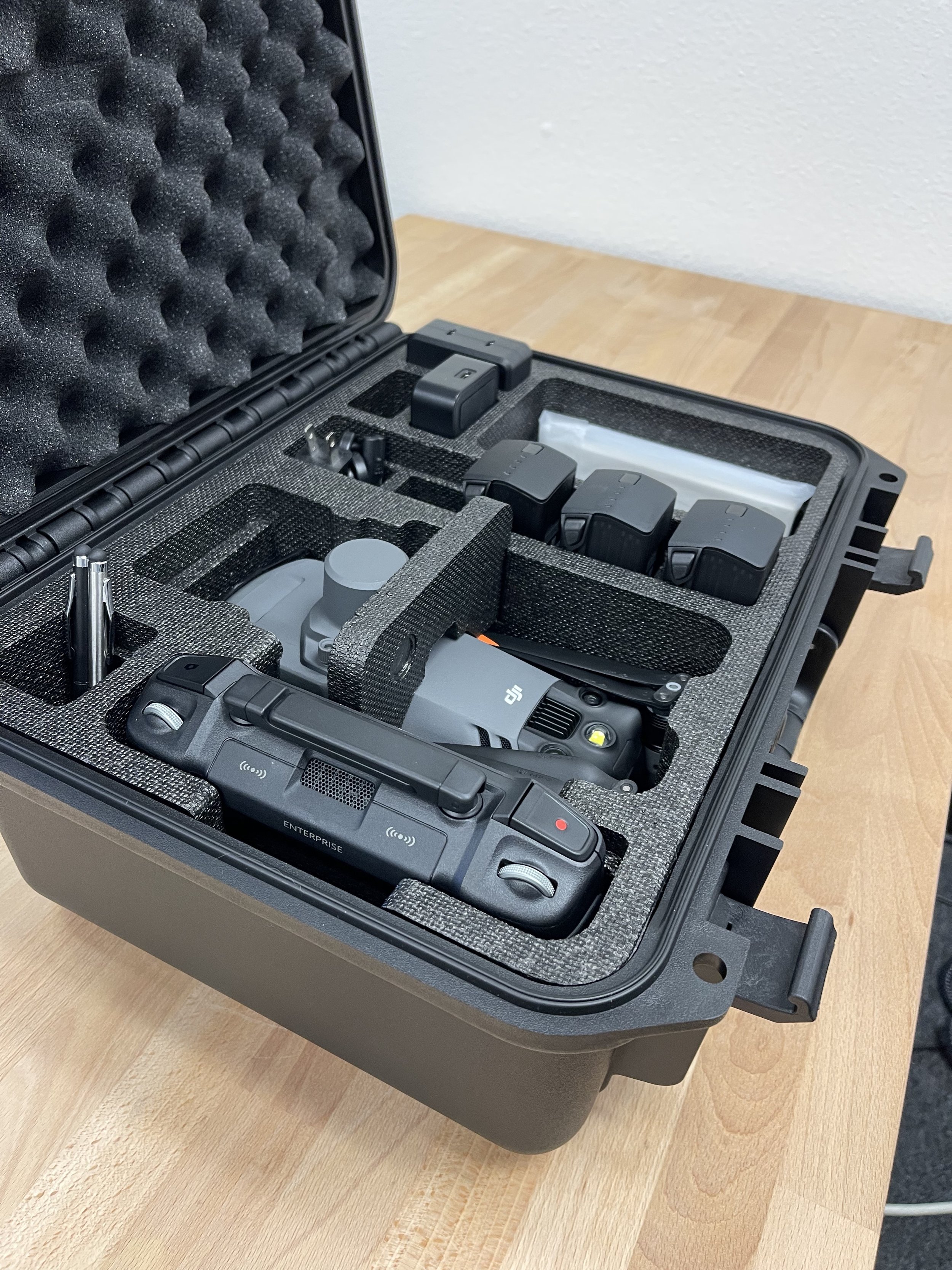  A field-ready M3E, all in a compact case (minus the D-RTK-2) 