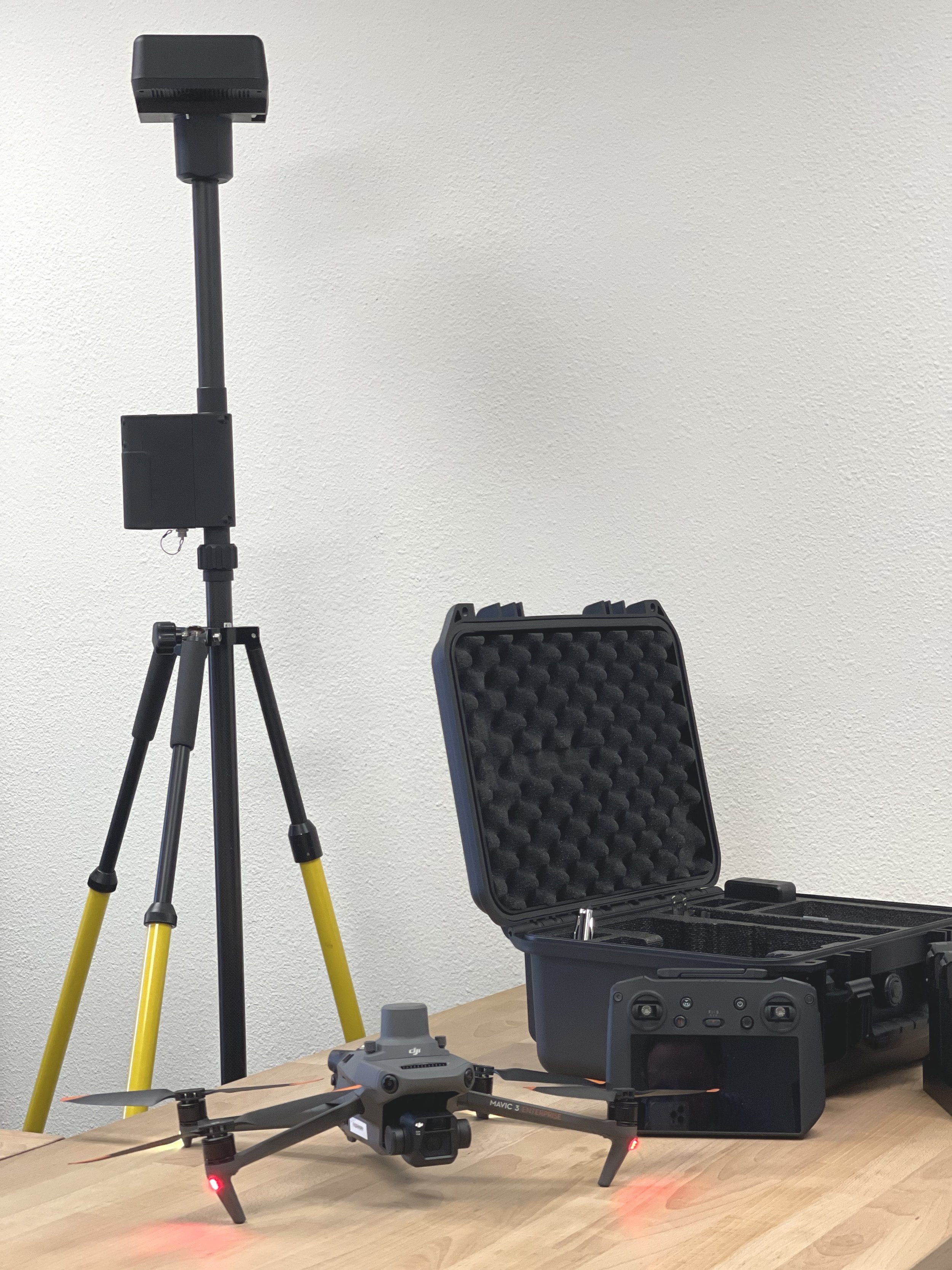  All you need to collect Survey-Grade data with the M3E is seen here. 