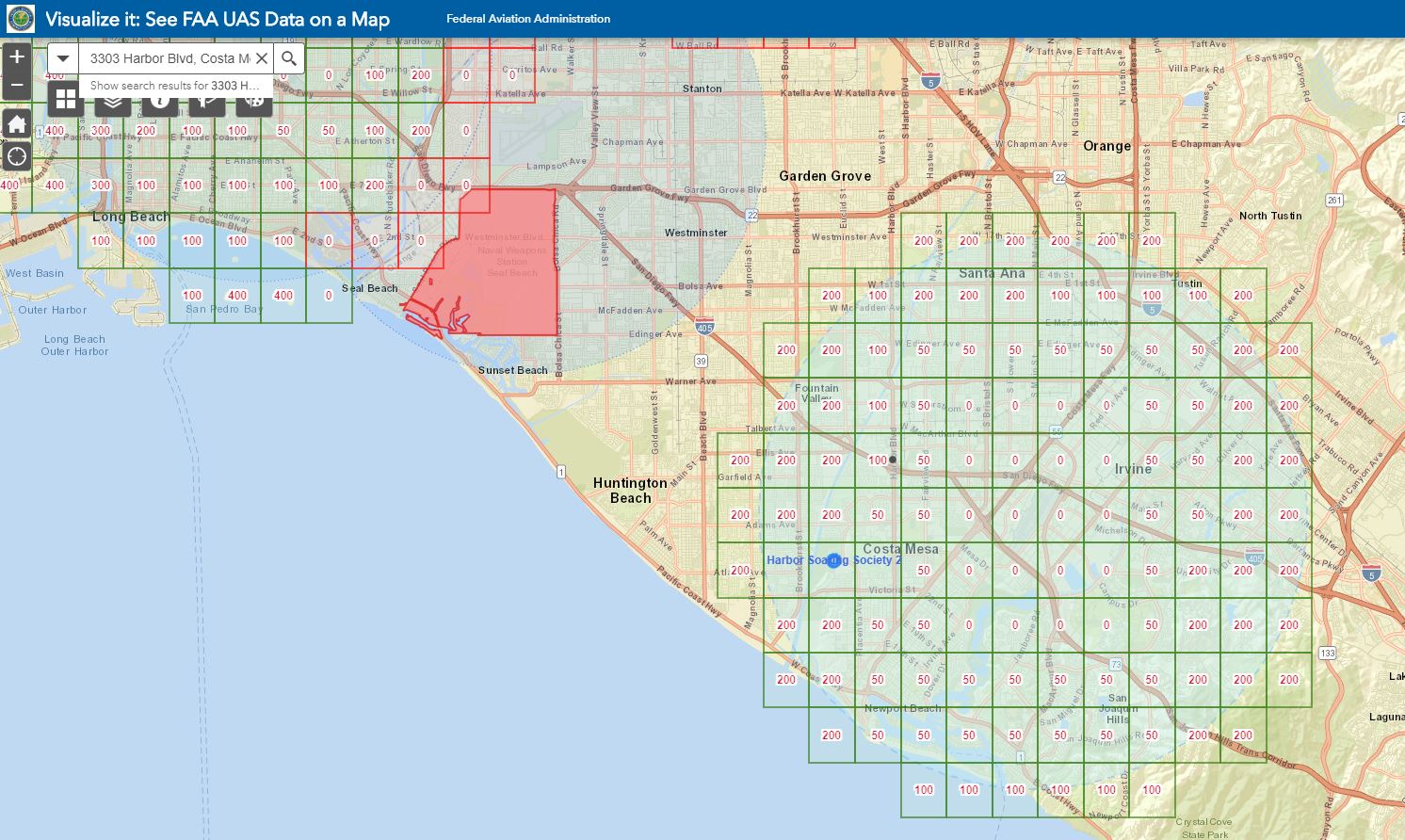   Visualize it:  See FAA UAS Data on a Map 